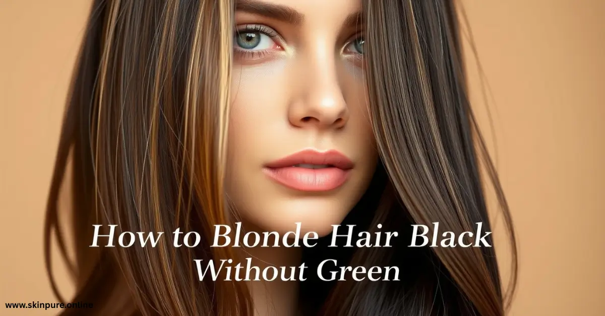 How to Dye Blonde Hair Black Without Green Tips How to Dye Blonde Hair Black Without Green Tips